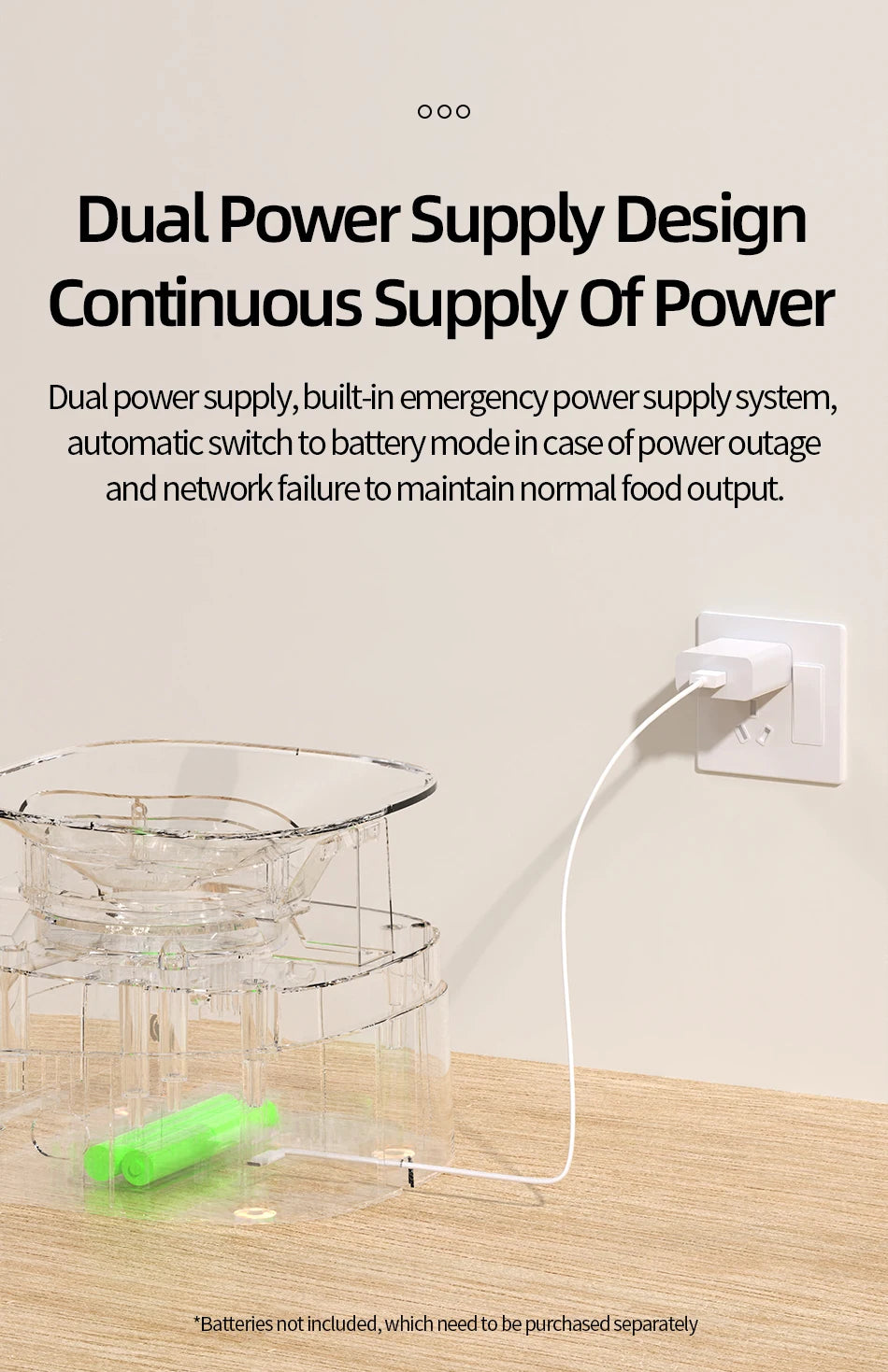 Distributeur de Croquettes Connecté Pawtique — WiFi & Programmable