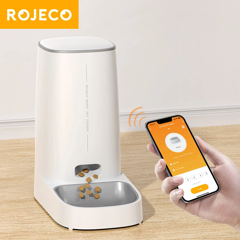 Distributeur de Croquettes Connecté Pawtique — WiFi & Programmable